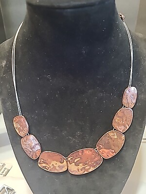 #ad #ad Double Wire Copper Pendants Necklace.16quot; $15.00