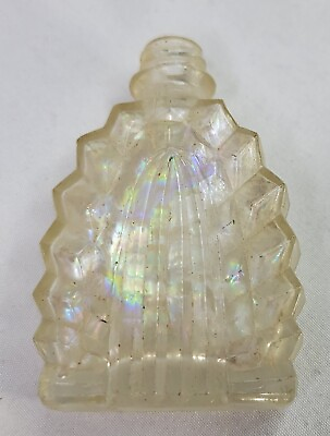 Antique Perfume Bottle With Colorful Opalescense 2.6quot; $24.99