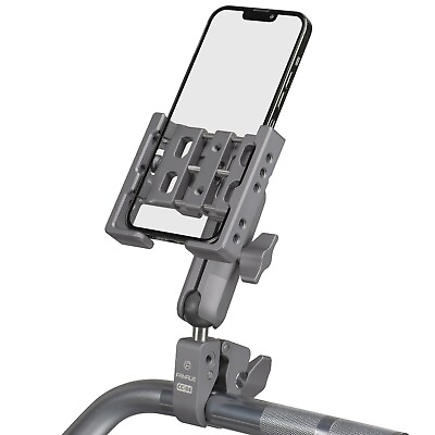 #ad FANAUE Motorcycle Phone Mount with Shock Absorber Cellphone Universal Holder $57.59