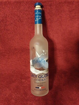 #ad #ad Grey Goose Empty Vodka 750 Ml Bottle W Cork 750 ML Clean $7.90