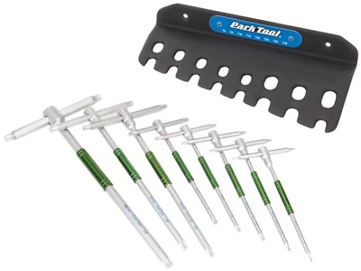 #ad Park Tool THT 1 Sliding T Handle Torx Compatible Bike Wrench Set w Wall Holder $134.95