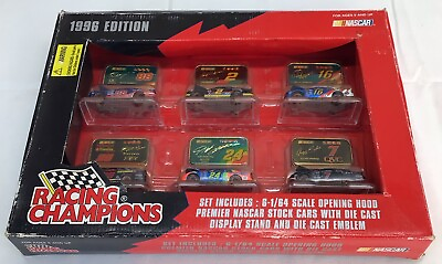#ad NASCAR Racing Champions 1996 Edition 1 64 6 Die Cast Cars $24.99
