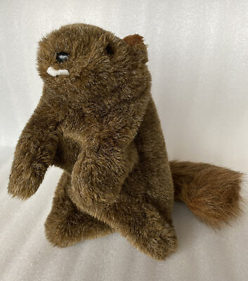 #ad Vintage Country Critters Brown Squirrel Hand Puppet Plush Toy 12” Tall $12.00