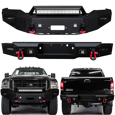#ad #ad Vijay For 1999 2004 Ford F250 F350 Front or Rear Bumper with LED Lights $1079.99