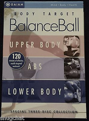 #ad Body Target BalanceBall Special Three Disc Collection DVD Set © 2006 Gaiam Media $12.51