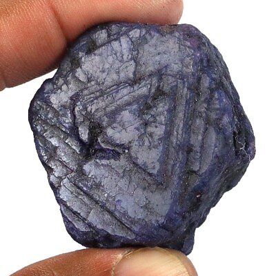 #ad 434 Ct Natural Earth Mined Blue Sapphire Corundum Rough Huge Healing Gemstone $21.00