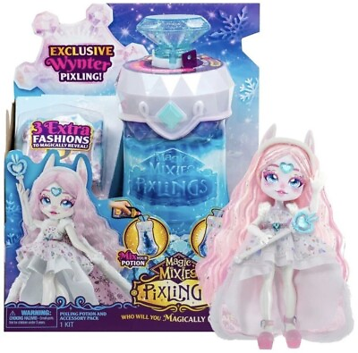 #ad New Magic Mixies Pixlings Exclusive Wynter Bunny Pixling❄️💙 IN HAND SHIPS NOW $44.99
