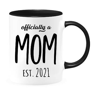 #ad Personalized Officially A Mom Est. New Mom First Time Mother Mothers Day Gift $18.99