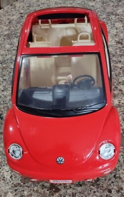 #ad Mattel Barbie Doll Volkswagen VW Red Beetle Car Vintage Bug 2000 $27.99
