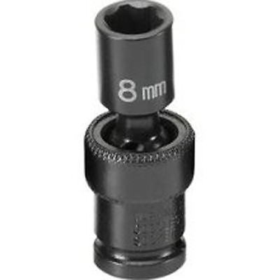 #ad Grey Pneumatic 908UMS 1 4quot; Surface Drive x 8mm Standard Universal Socket $15.36