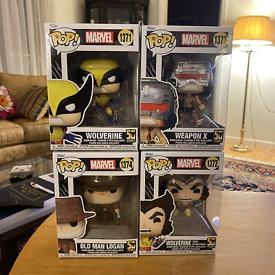 #ad Funko Marvel: Wolverine 50th Anniversary Set of 4 ** Free shipping** $49.99