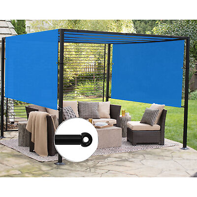 #ad Universal Replacement Pergola Shade Cover Canopy w Rod Pocket 6 FT blue $163.99