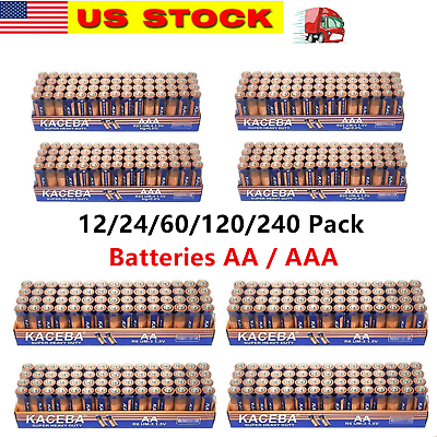 #ad Lot of 12 24 60 120 Pack AA AAA Batteries Extra Heavy Duty1.5v Lots New Fresh $5.34