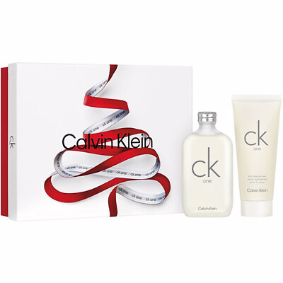 #ad CK One by Calvin Klein Eau de Toilette 1.7 0z amp; shower gel 3.4oz Unisex Gift set $28.99