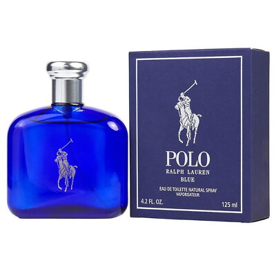 #ad Ralph Lauren Polo Blue Eau De Toilette 4.2 oz 125 ml Spray For Men $61.23