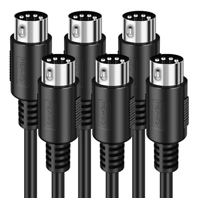 #ad Premium MIDI Cable Stable amp; Fast Transmission and Super Durable 3FT 3 Pack $14.58