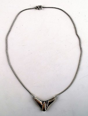 #ad N.E. From necklace sterling silver. Modern Danish design. App. 1970s. $320.00