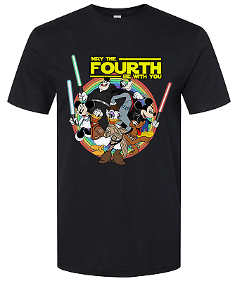 #ad Disney May the 4th Be With You T Shirt **NEW** $18.00