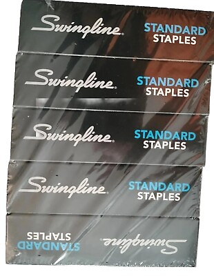 #ad Swingline Staples Standard 1 4 inches Length 210 Strip 5000 Box 5 Pack 35101 $17.50