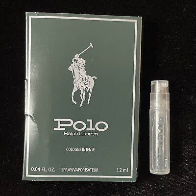 #ad Ralph Lauren Polo Cologne Intense Spray Men Sample Size 1.2 ml 0.04 fl Oz $8.99