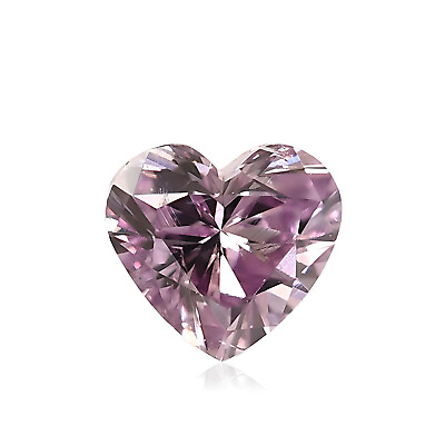 #ad Pink Diamond 0.24ct Natural Loose Fancy Intense Purple Pink Color GIA Heart $8900.00