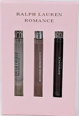 #ad #ad Ralph Lauren Romance Perfume Travel Spray 3pc. Gift Set $90 Value $69.95