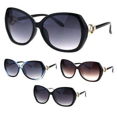 #ad Womens Diva Designer Fashion Plastic Butterfly Oversize Sunglasses $9.95