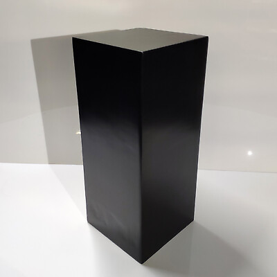 #ad 25quot; High BLACK Display Pedestal Stand Riser Column Pillar Weddings Parties $79.99