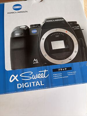 #ad Konica Minolta Dynax 5D alpha seeet 6.1MP Digital SLR Camera Black Excellent $198.00