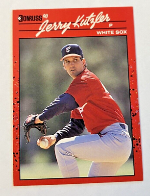 #ad 1989 Leaf Donruss #x27;90 MLB Baseball Card #503 Jerry Kutzler Chicago White Sox $0.99