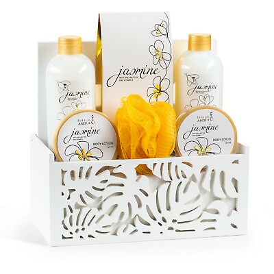 Jasmine Fragrance Bath amp; Body Gift Set in White Tissue Box $35.99