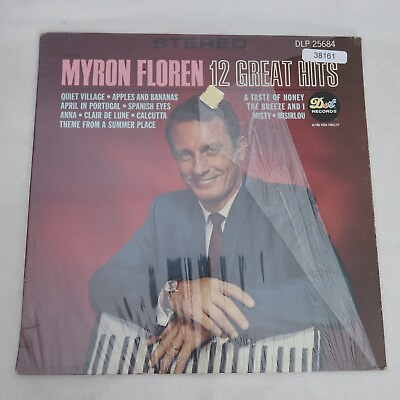 #ad Myron Floren 12 Great Hits w Shrink LP Vinyl Record Album $9.77