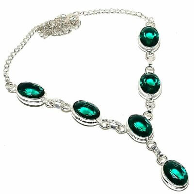 #ad Friendship Gift Chrome Diopside Gemstone Necklace 18quot; g410 $16.00
