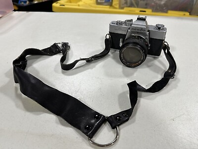 #ad Minolta SRT 202 35mm SLR Film Camera Rokkor PF 50mm f 1.7 Lens A31 $69.99