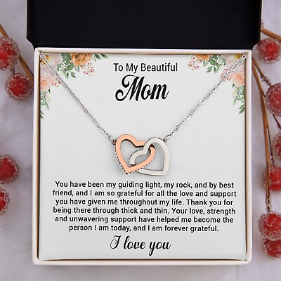 To My Mom Necklace Mom Gift Mom Mother#x27;s Day Gifts Mom Gift From Son $34.99