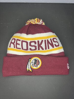 #ad Washington Redskins Commanders New Era Men’s Beanie Hat Ski Cap $7.95