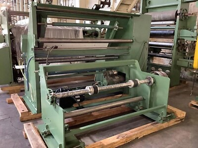 #ad 62quot; WIDE SHAR MANUFACTURING CENTERWIND INSPECTION AND REWIND MACHINE $15750.00