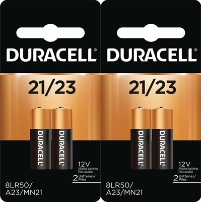 #ad #ad 4 Pack Duracell A23 21 23 12 Volt MN21 MN23 23AE GP23 23A 23GA Batteries 2X2 $7.95