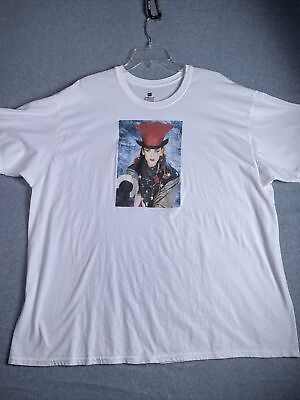 #ad Vintage Boy George and the Culture Club Shirt Mens 3X White SS Street Style $24.98