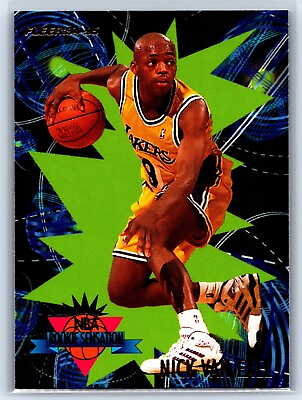 #ad 1994 95 Fleer Nick Van Exel #24 Rookie Sensations Los Angeles Lakers $4.50