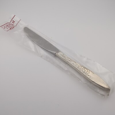 #ad Gorham White Paisley Sterling Place Knife 9quot; New in Package $29.99