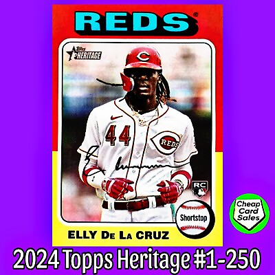 #ad 2024 Topps Heritage Baseball {1 250} Pick Your Card And Complete Your Set 🔥🔥 $1.49