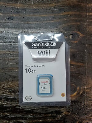 #ad SanDisk 1GB SD Memory Card With Nintendo Official Sealed $13.15
