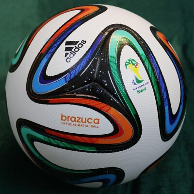 #ad USA Stock BRAZUCA SOCCER BALL FIFA WORLD CUP 2014 BRAZIL FOOTBALL Size 5 $37.49