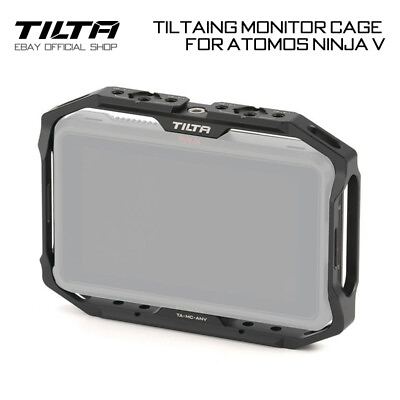 #ad Tiltaing Monitor Cage Camera Rig Recorder Protector Home Case for Atomos Ninja V AU $152.10