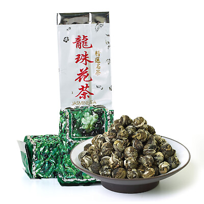 #ad GOARTEA Supreme Jasmine Dragon Pearl Loose Leaf Chinese Green Tea Hand Roll Ball $107.98