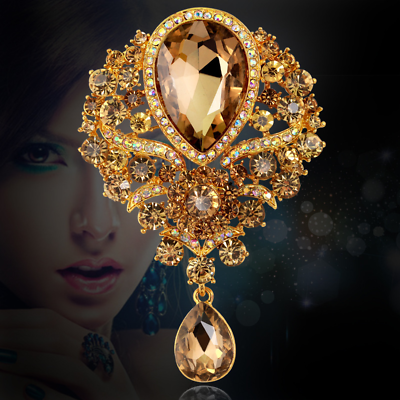 #ad Women Elegant Vintage Brooch Enamel Pin Men Jewelry Gift Antique Jewelry $7.99