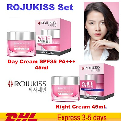#ad 2x Rojukiss Poreless Day amp; Night Set Intensive For Real Radiant Soft Smooth Skin $58.00