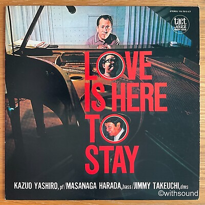#ad #ad KAZUO YASHIRO Love Is Here To Stay JAPAN RE LP JAZZ JIMMY TAKEUCHI 1978 TACT $32.50