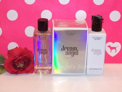 Victoria#x27;s Secret Dream Angel Perfume 1.7 oz Lotion amp; Mist NEW LOT of 3 $99.95